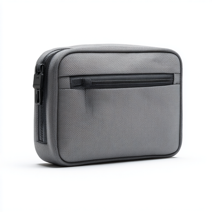Munvo Portable Tech Organizer Pouch - Grey Nylon